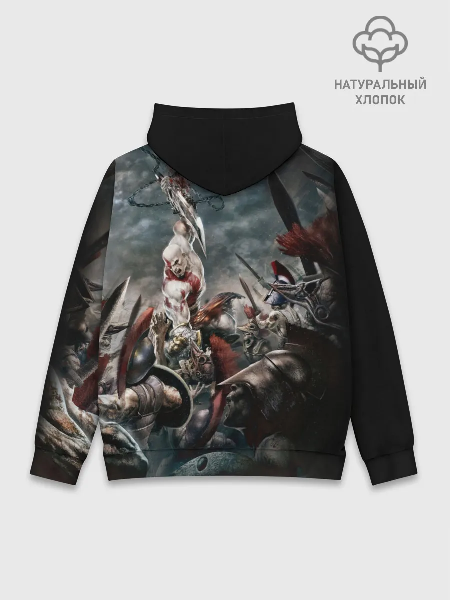 Худи мужской база хлопок / God of War