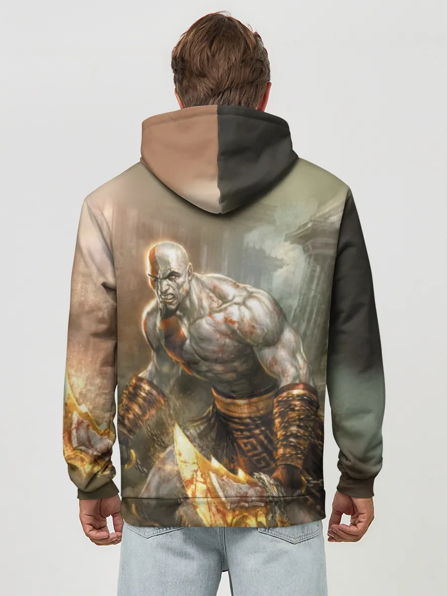 Худи мужской база хлопок / God of War