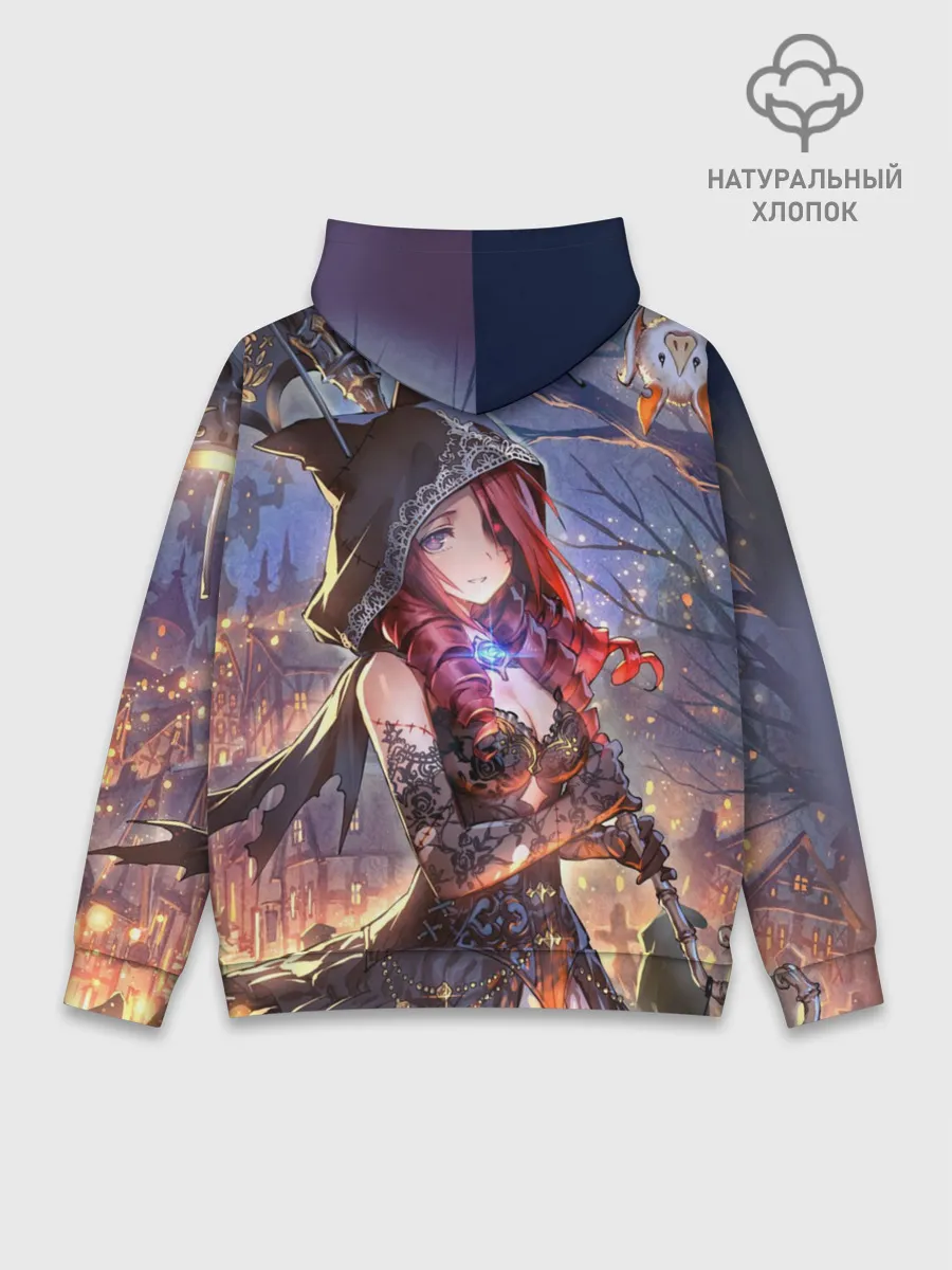 Худи мужской база хлопок / Однокрылый демон Амира