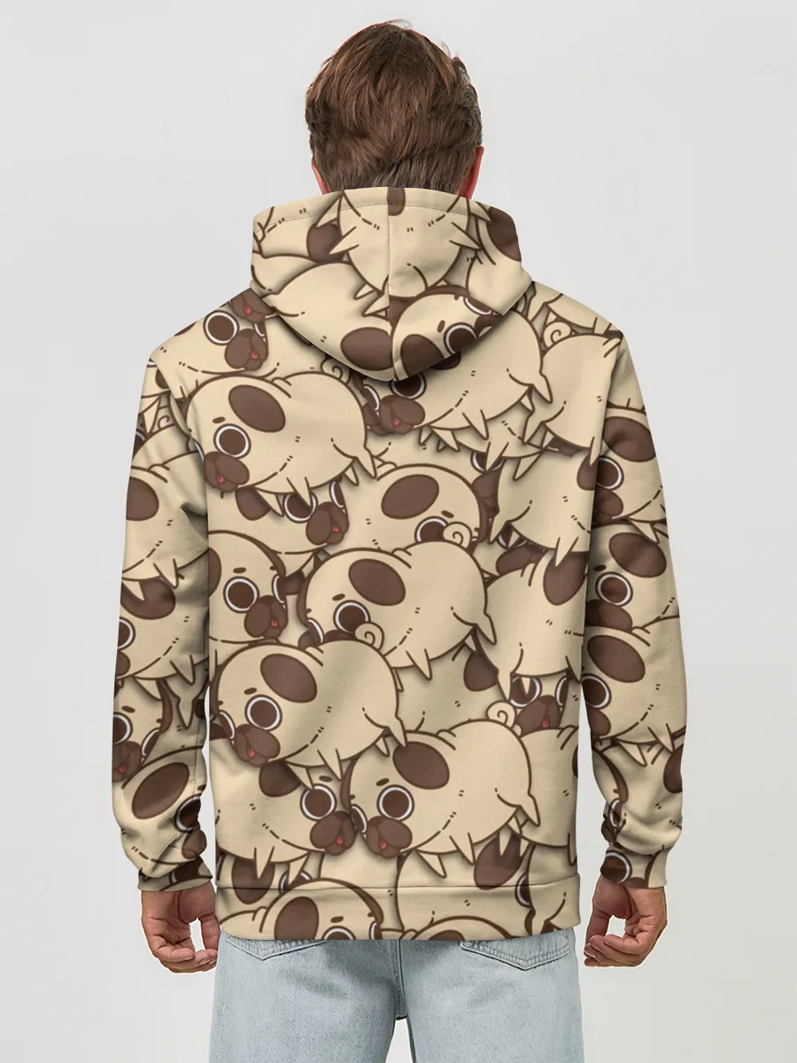 Худи мужской база хлопок / мопс