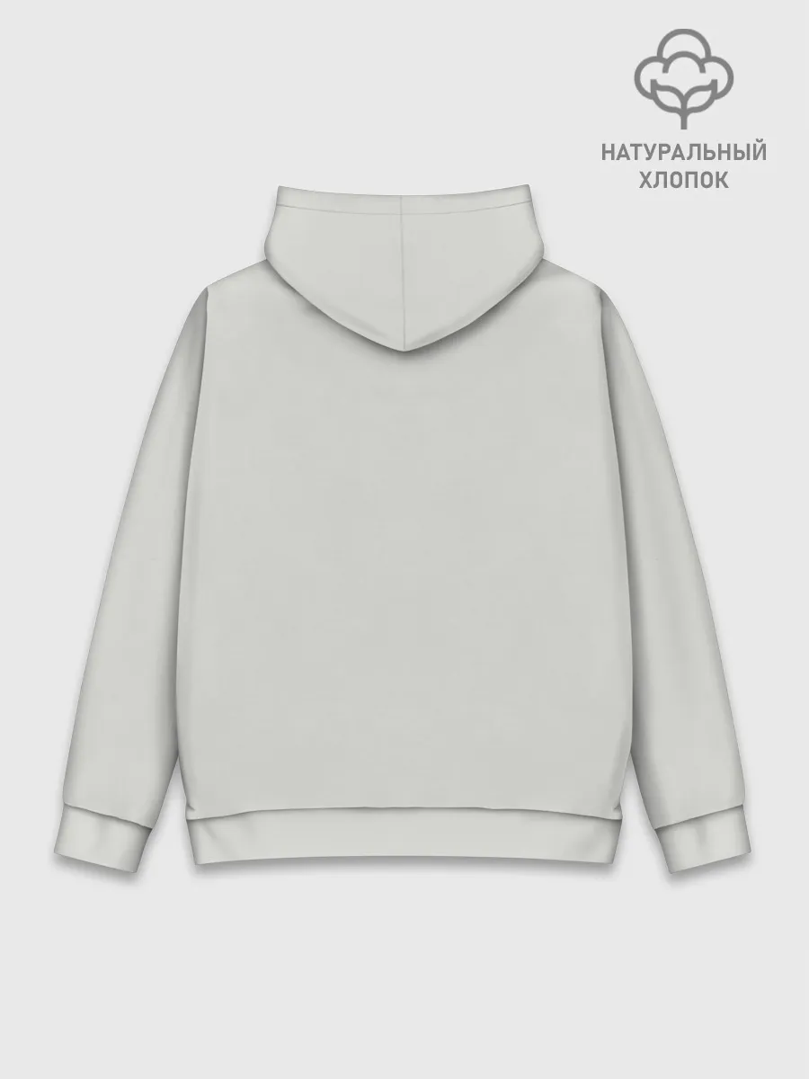 Худи мужской база хлопок / Ленивец и Черепаха