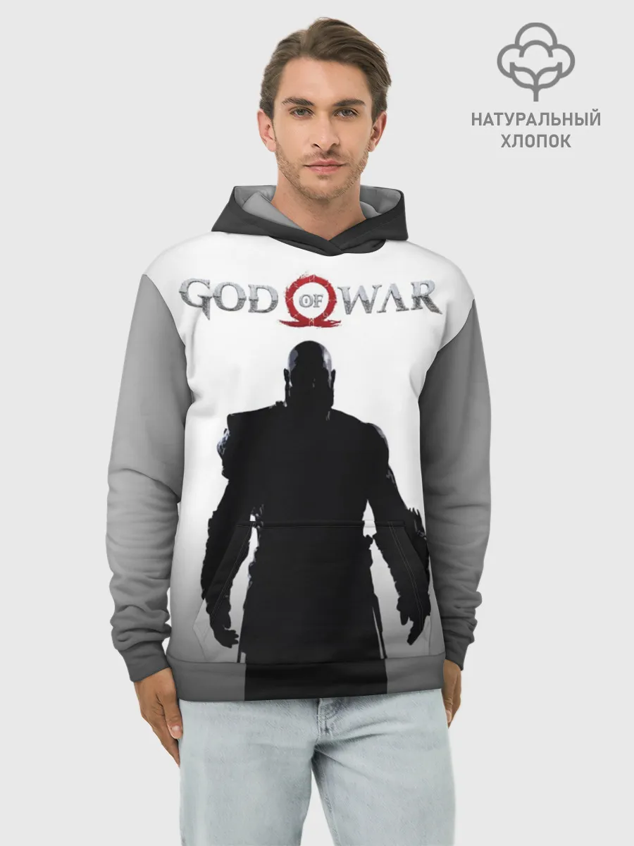 Худи мужской база хлопок / God of War 4 Кратос