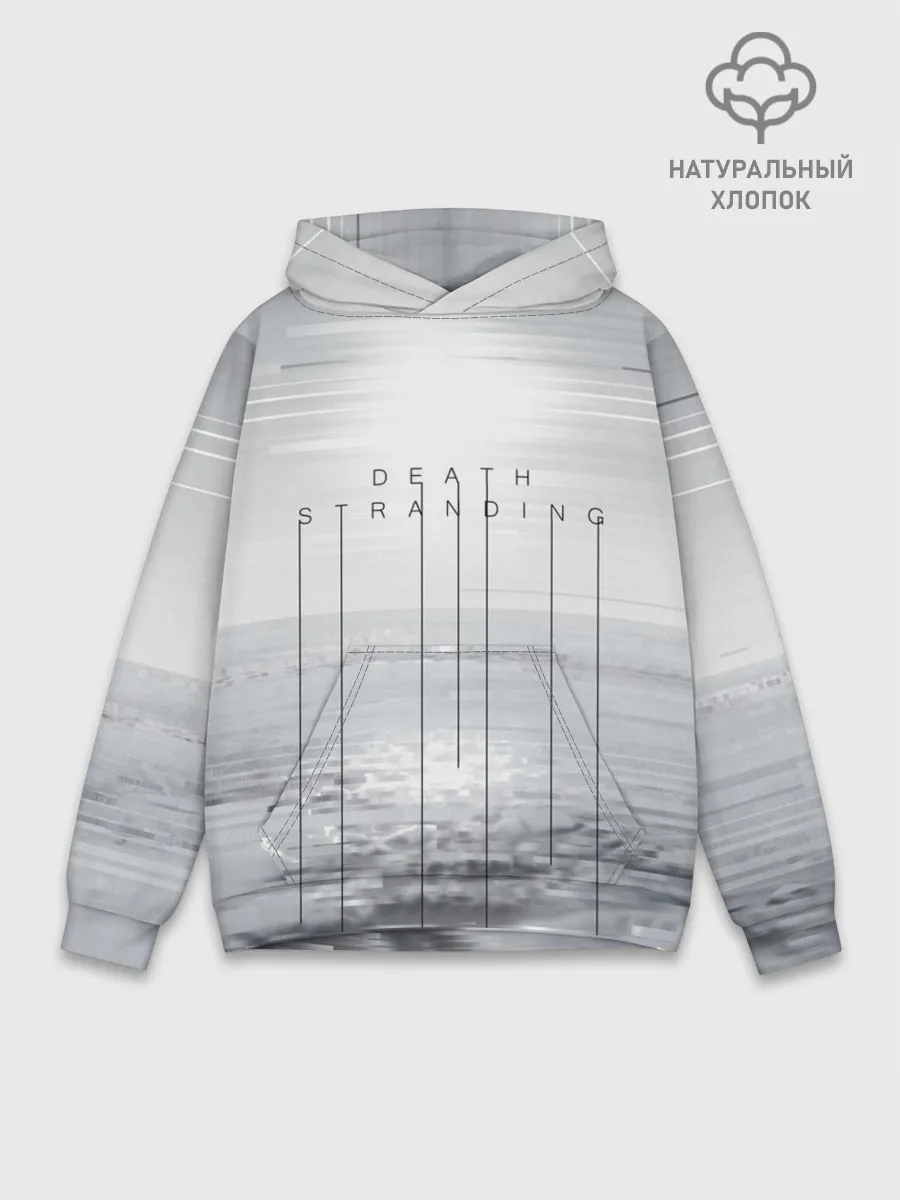 Худи мужской база хлопок / DEATH STRANDING