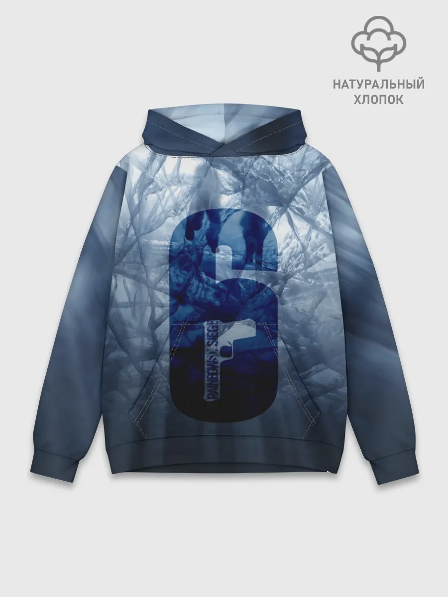 Худи мужской база хлопок / RAINBOW SIX SIEGE