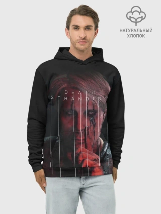 Худи мужской база хлопок / DEATH STRANDING