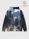Худи мужской база хлопок / Cyberpunk 2077 city