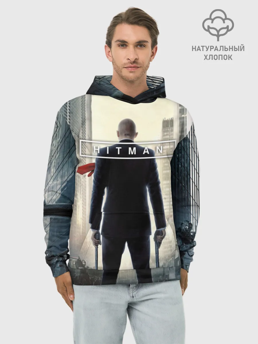Худи мужской база хлопок / Hitman _5