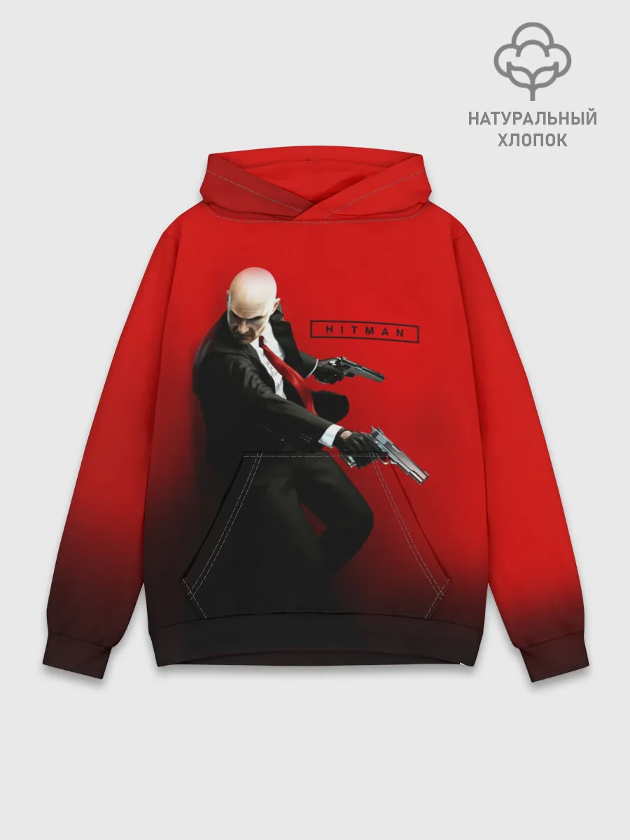 Худи мужской база хлопок / Hitman_3