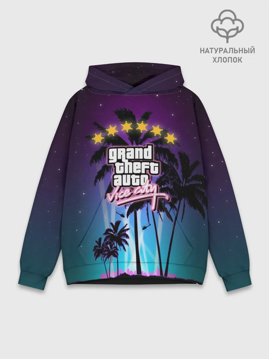 Худи мужской база хлопок / GTA Vice City