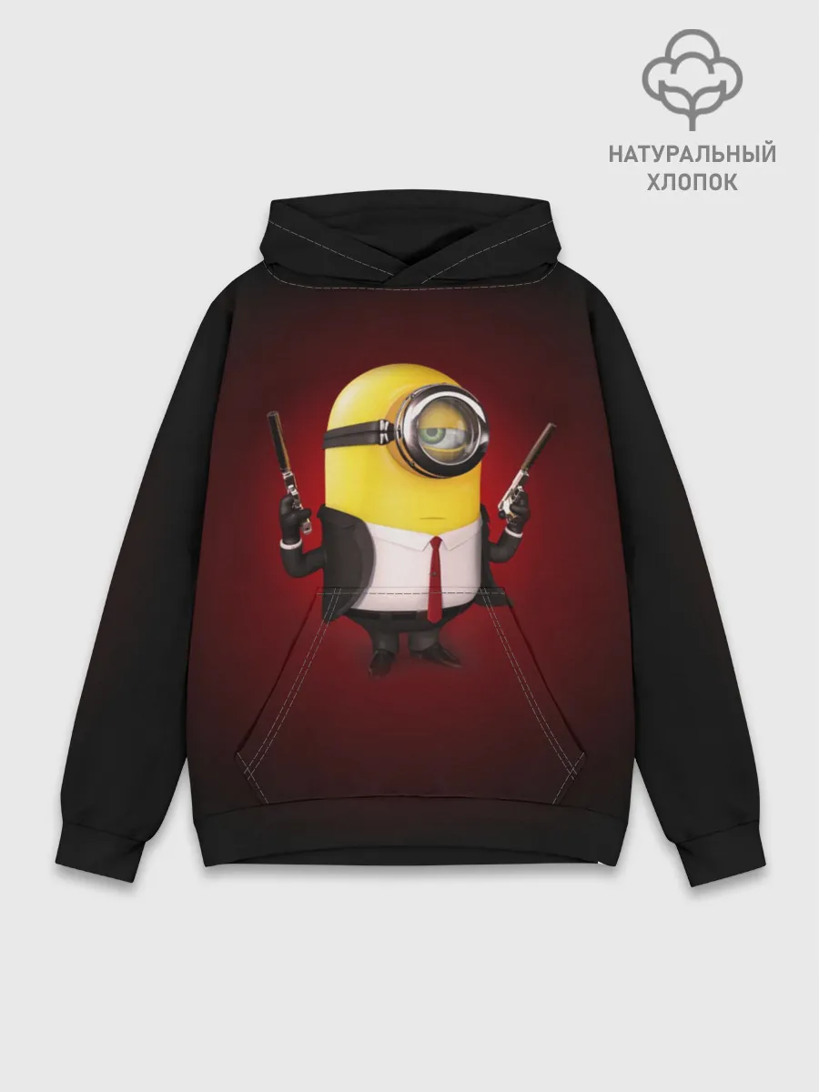 Худи мужской база хлопок / Hitman __