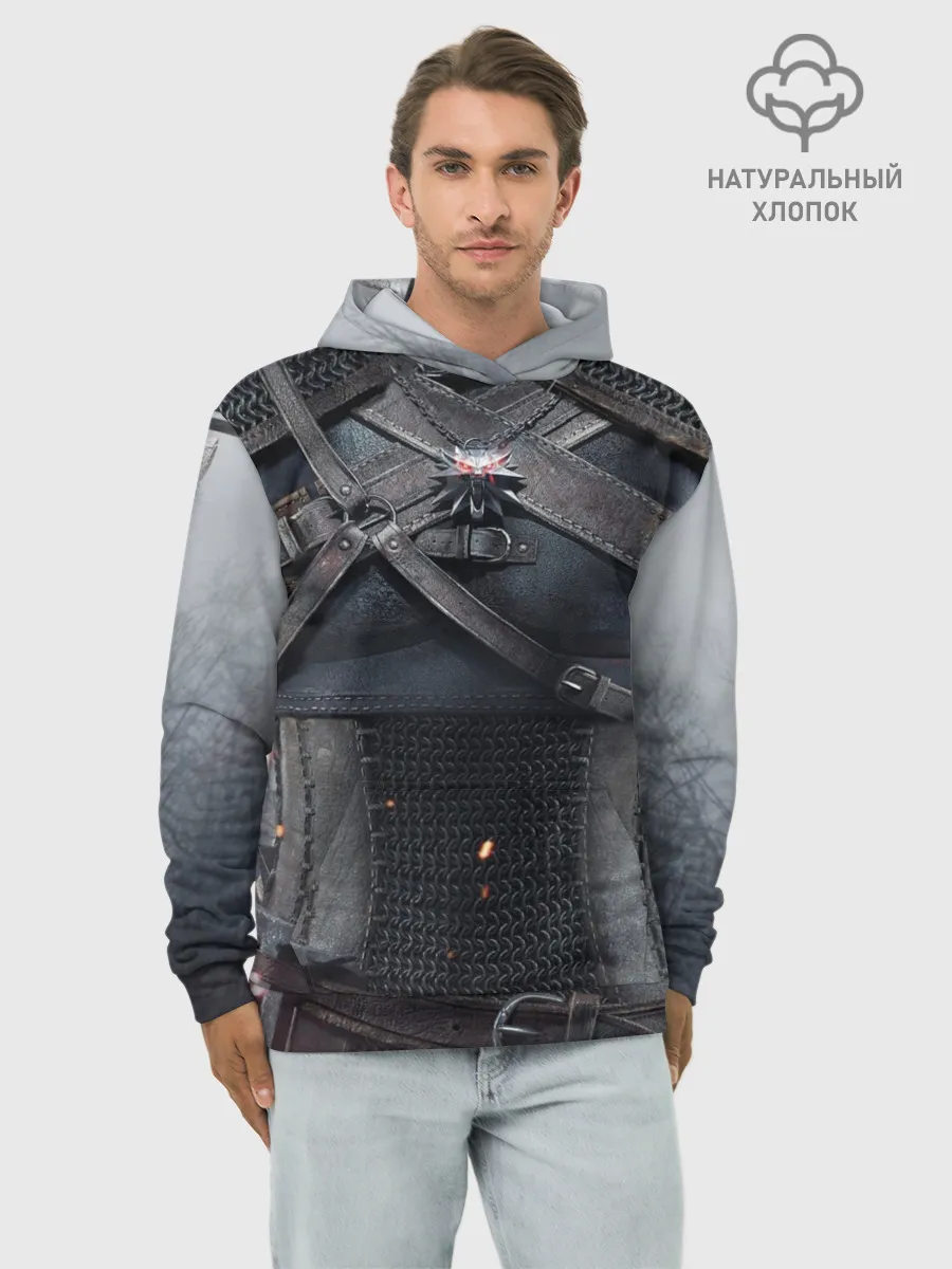 Худи мужской база хлопок / Геральт | снаряжение