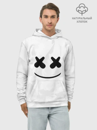 Худи мужской база хлопок / MARSHMELLO