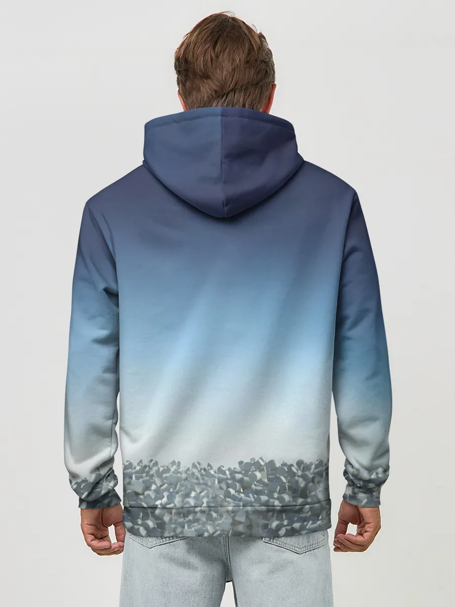 Худи мужской база хлопок / Marshmello