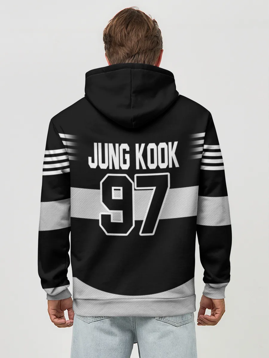 Худи мужской база хлопок / BTS ARMY 97 JUNG KOOK