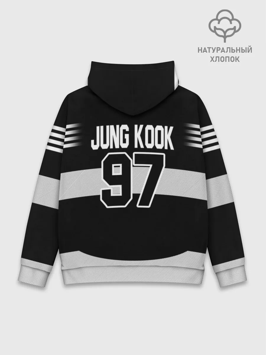 Худи мужской база хлопок / BTS ARMY 97 JUNG KOOK