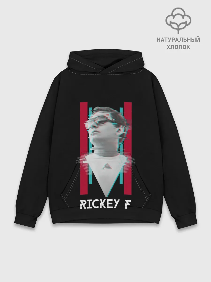 Худи мужской база хлопок / Rickey F Glitch