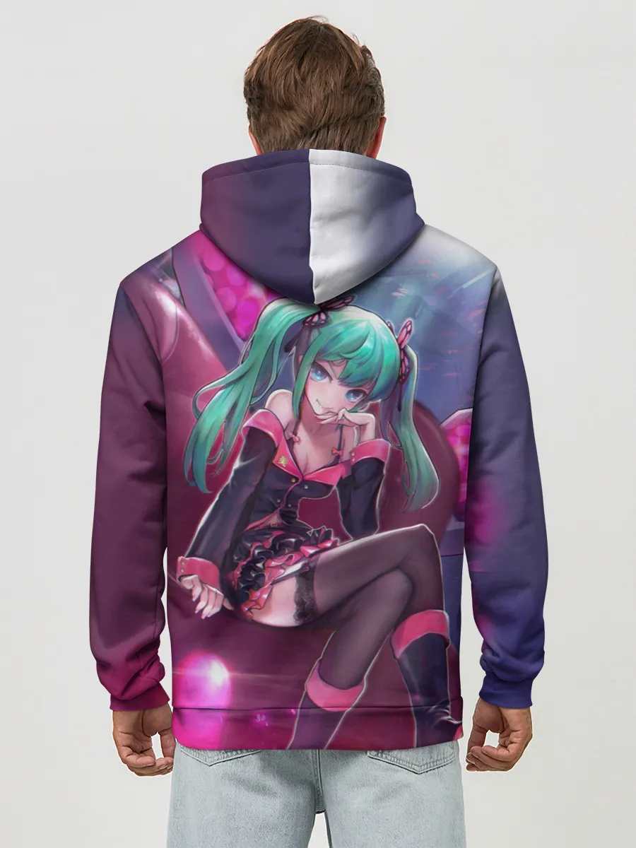 Худи мужской база хлопок / Хатсуне Мику