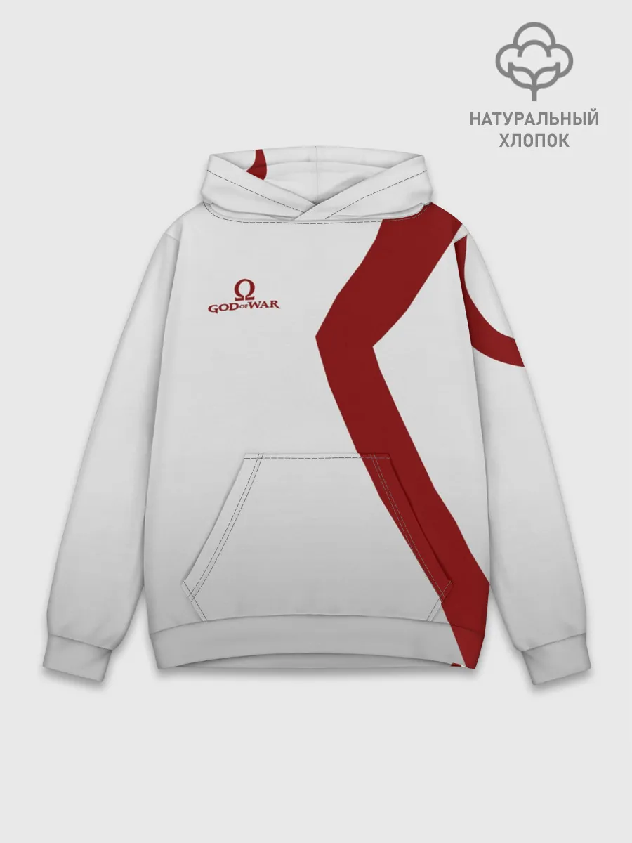 Худи мужской база хлопок / GOD of WAR Татуировки Кратоса