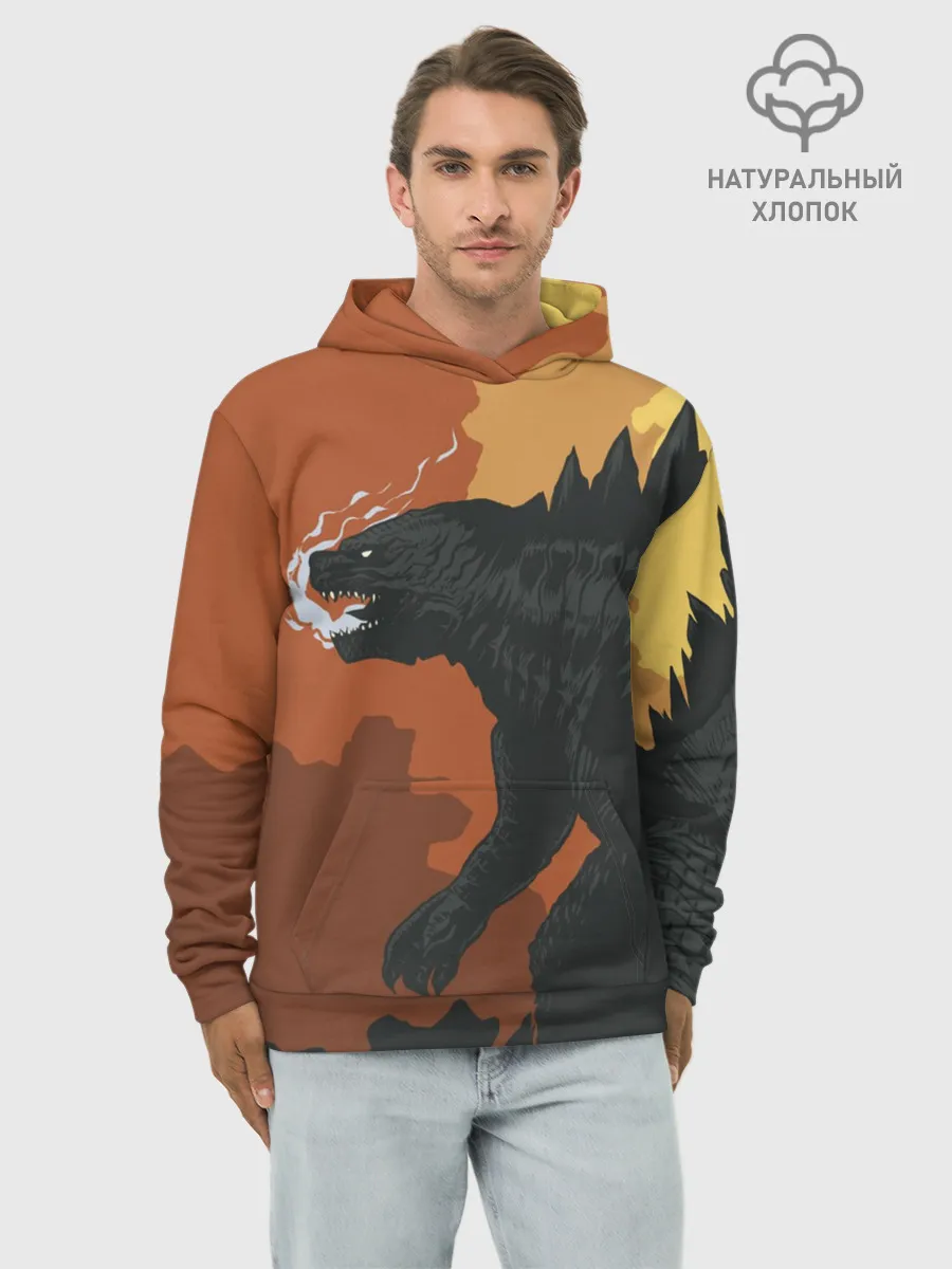 Худи мужской база хлопок / GODZILLA | ГОДЗИЛЛА