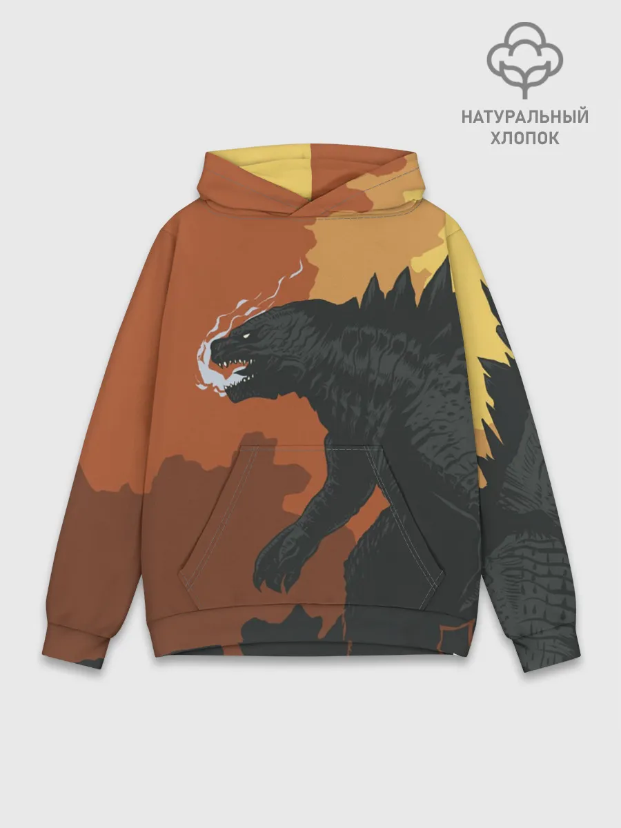 Худи мужской база хлопок / GODZILLA | ГОДЗИЛЛА