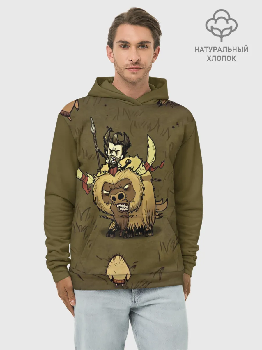 Худи мужской база хлопок / Dont starve.