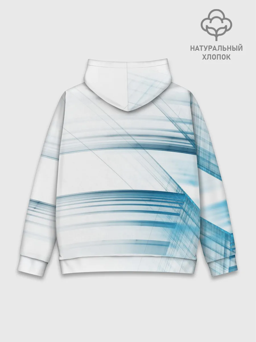 Худи мужской база хлопок / STRIPES