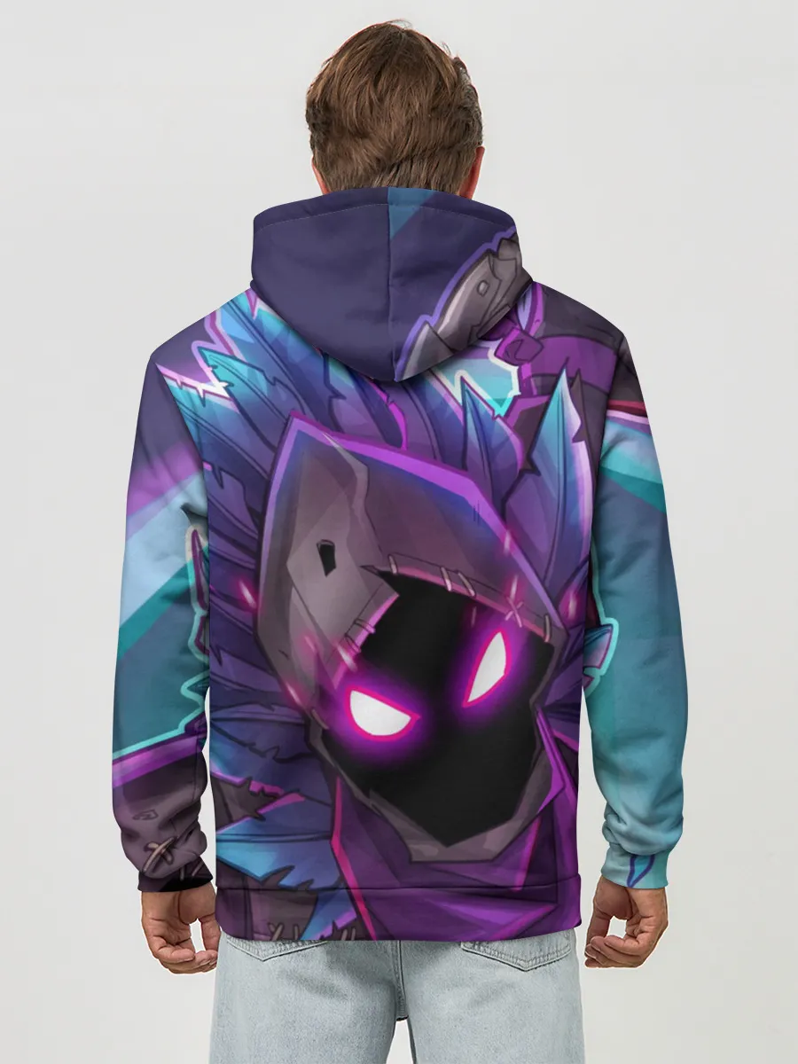 Худи мужской база хлопок / FORTNITE RAVEN | ФОРТНАЙТ ВОРОН