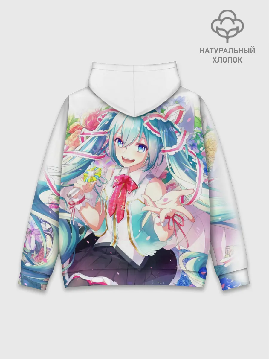 Худи мужской база хлопок / Благородная Хатсуне Мику