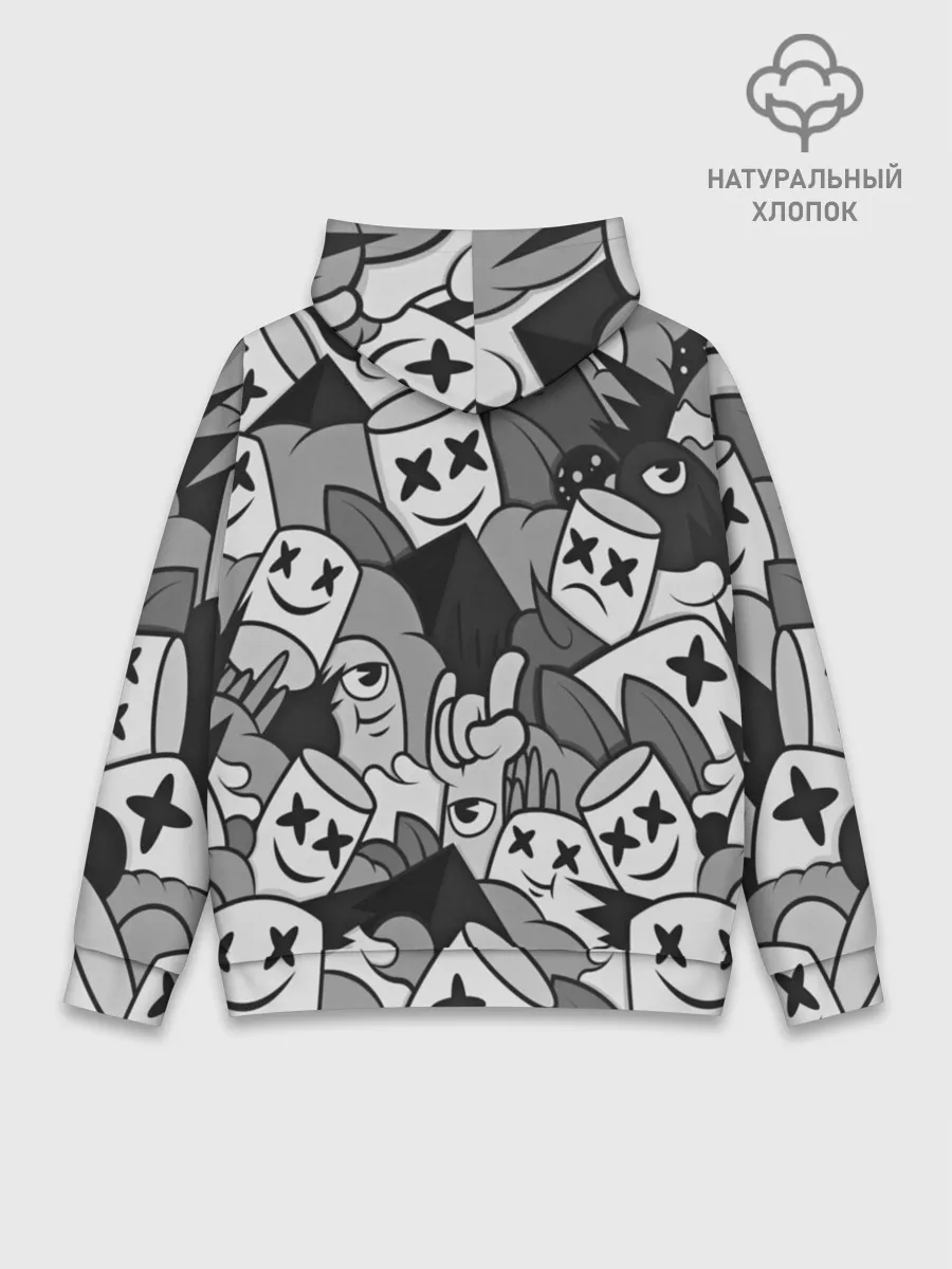 Худи мужской база хлопок / Marshmello