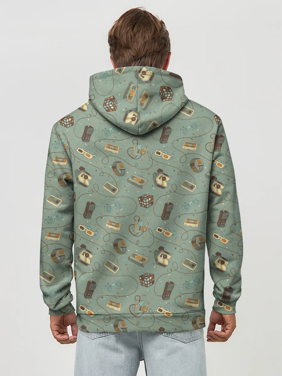 Худи мужской база хлопок / Oldschool pattern