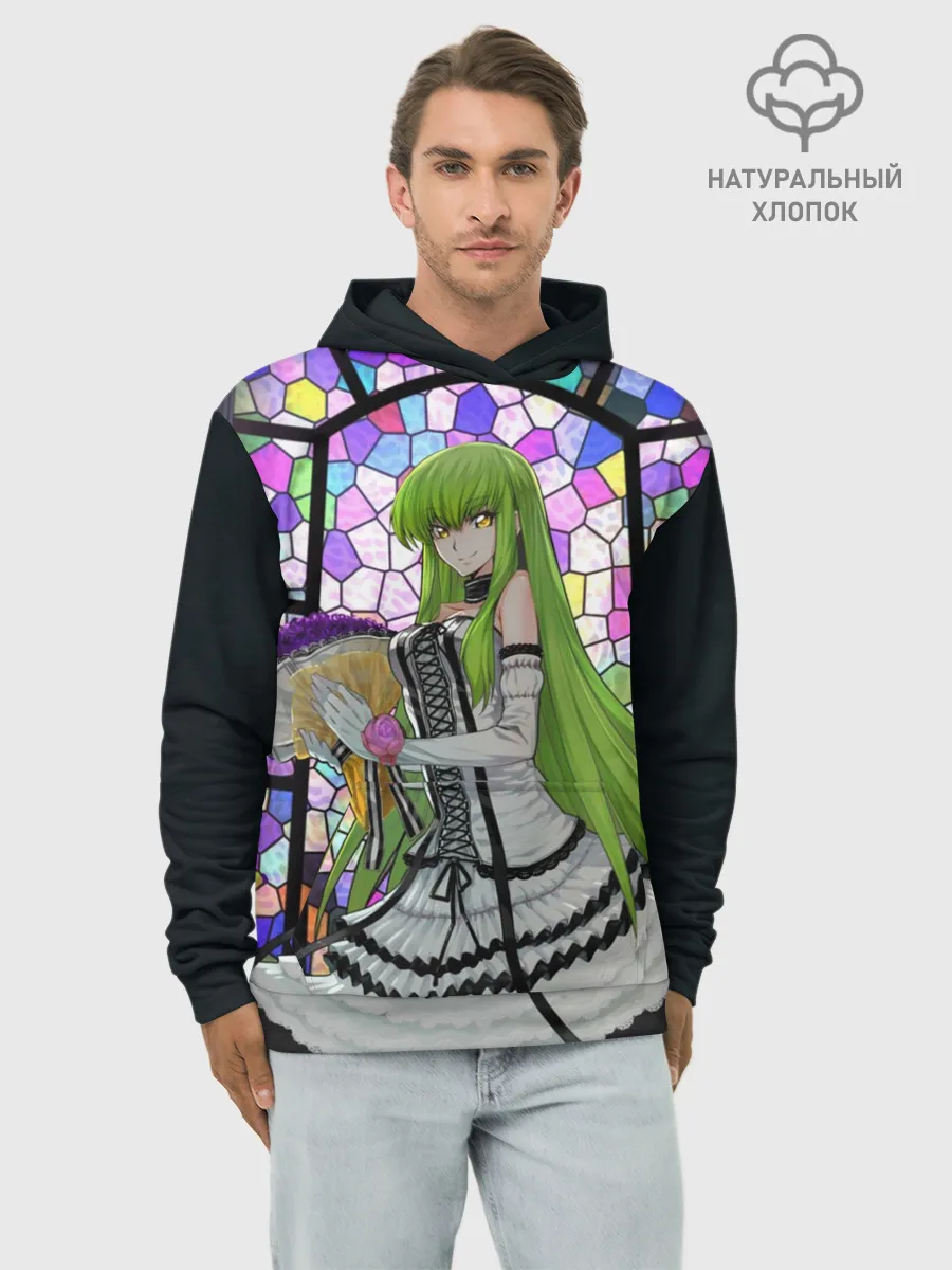 Худи мужской база хлопок / Код Гиас