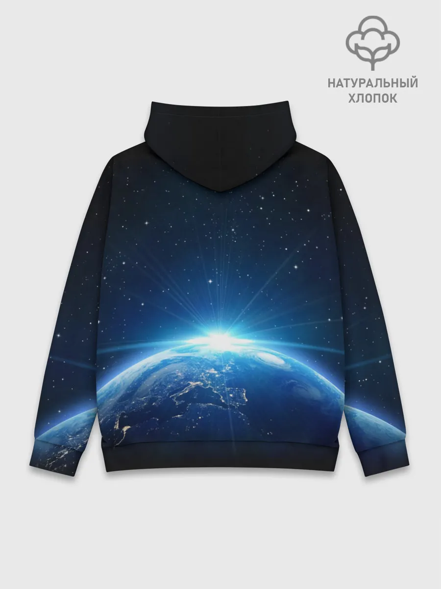 Худи мужской база хлопок / NASA