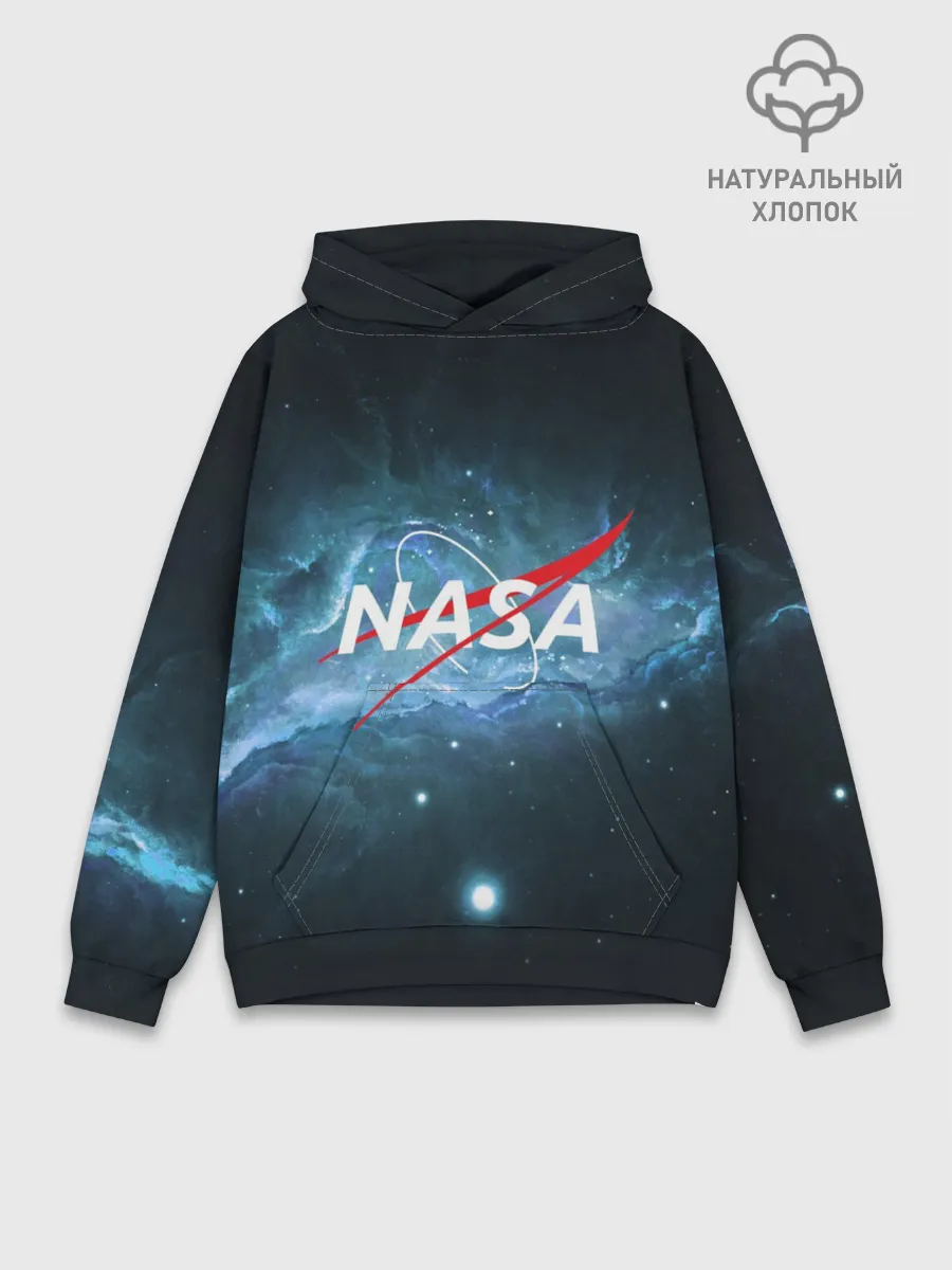 Худи мужской база хлопок / NASA