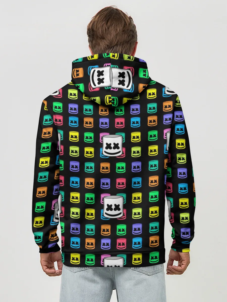 Худи мужской база хлопок / Marshmello