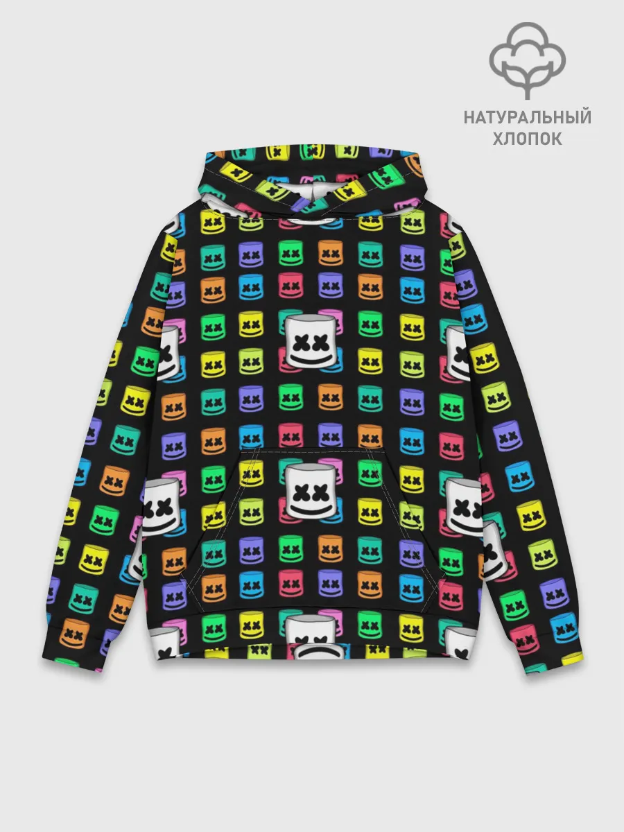 Худи мужской база хлопок / Marshmello