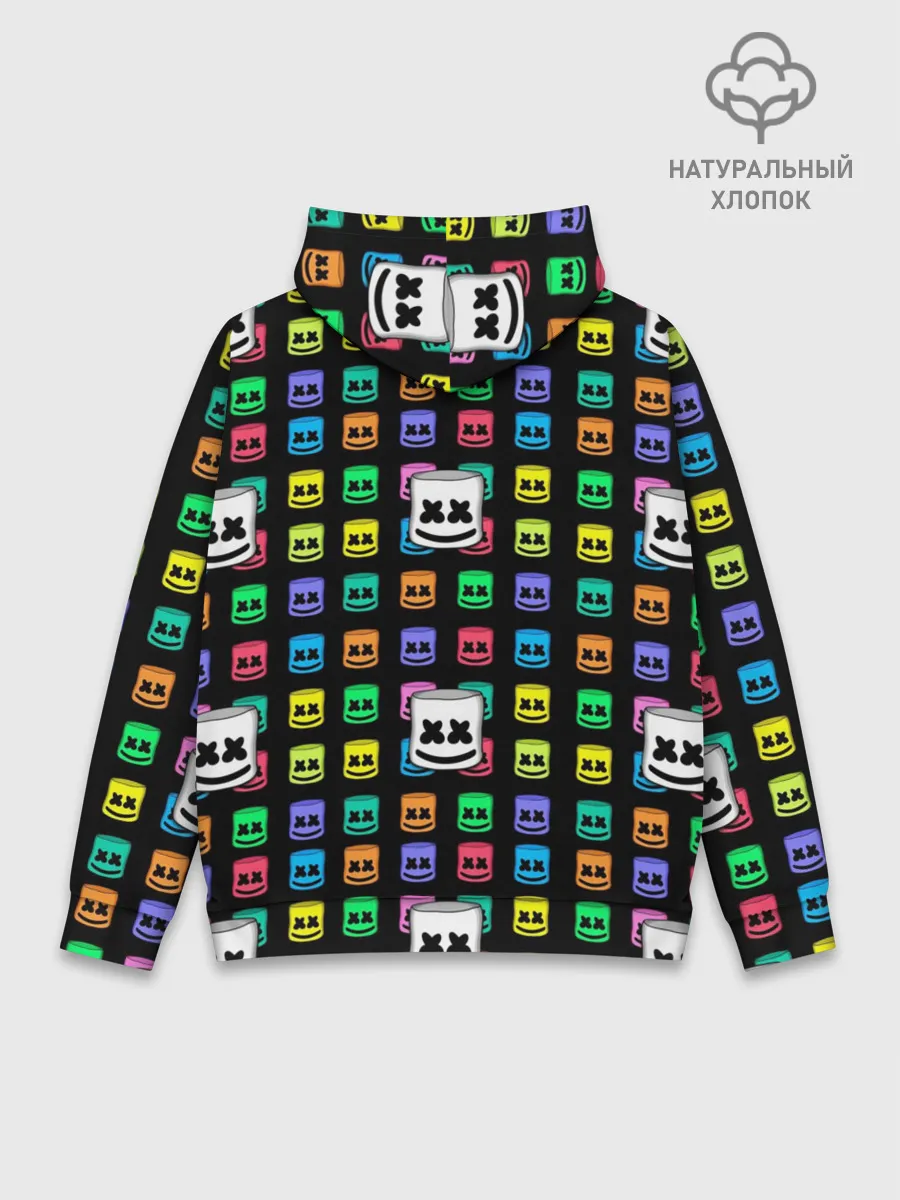 Худи мужской база хлопок / Marshmello