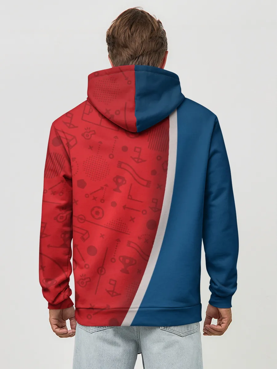 Худи мужской база хлопок / Football Russia