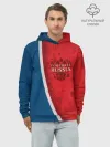 Худи мужской база хлопок / Football Russia
