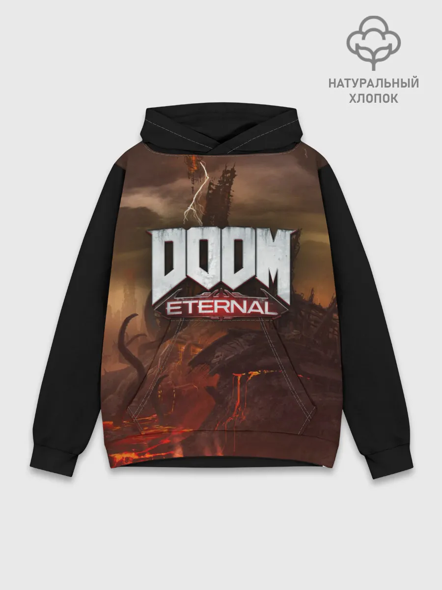 Худи мужской база хлопок / DOOM Eternal