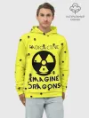Худи мужской база хлопок / Imagine Dragons radioactive