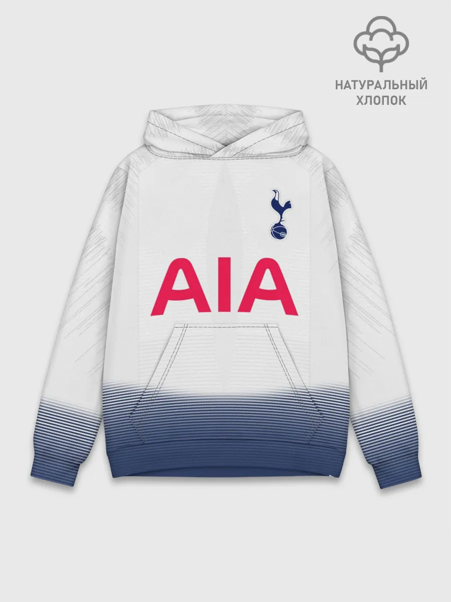 Худи мужской база хлопок / Tottenham home 18-19