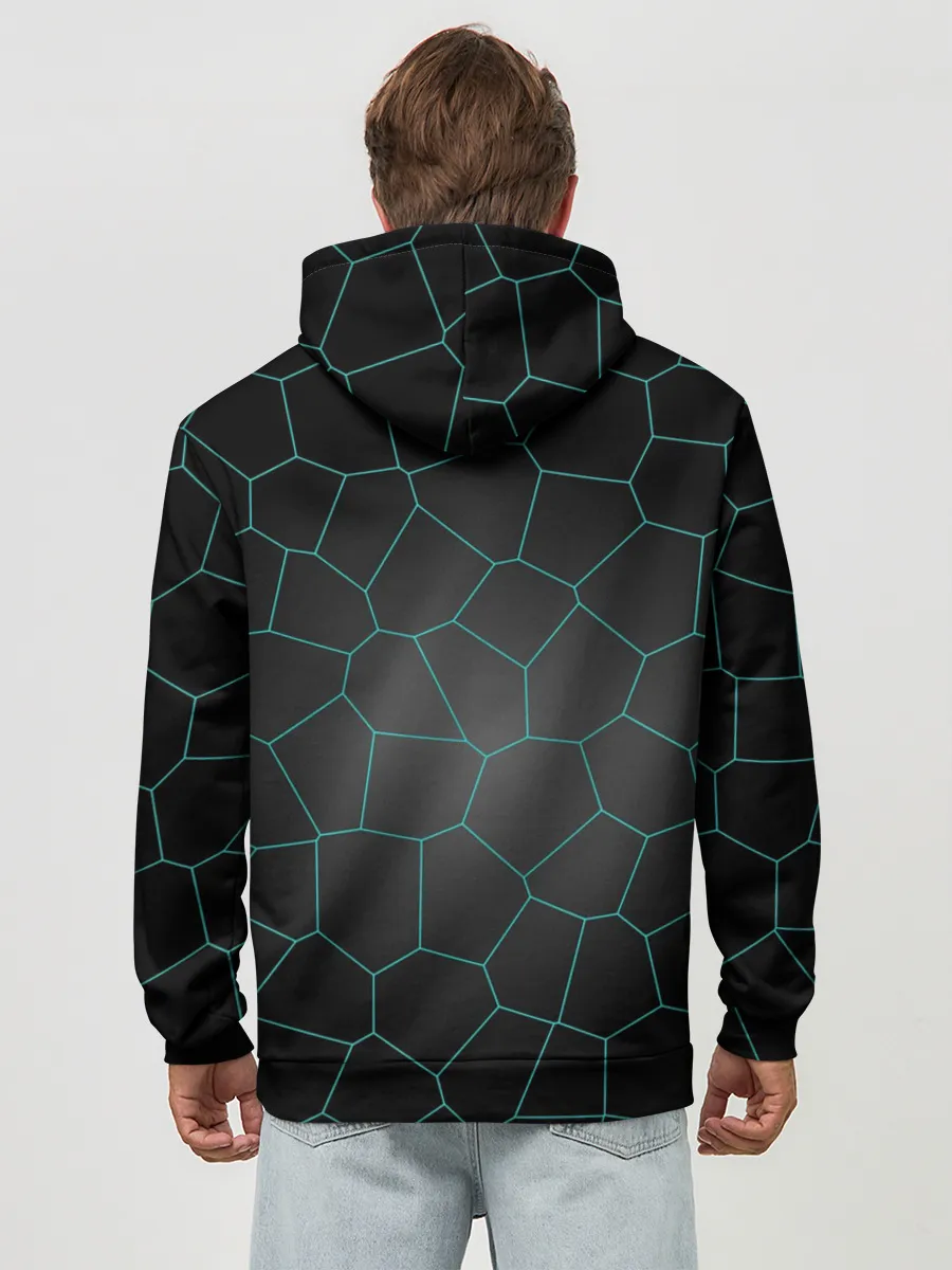 Худи мужской база хлопок / DETROIT