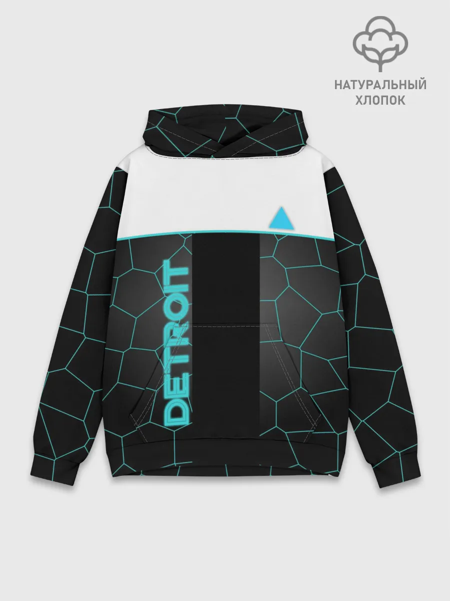 Худи мужской база хлопок / DETROIT