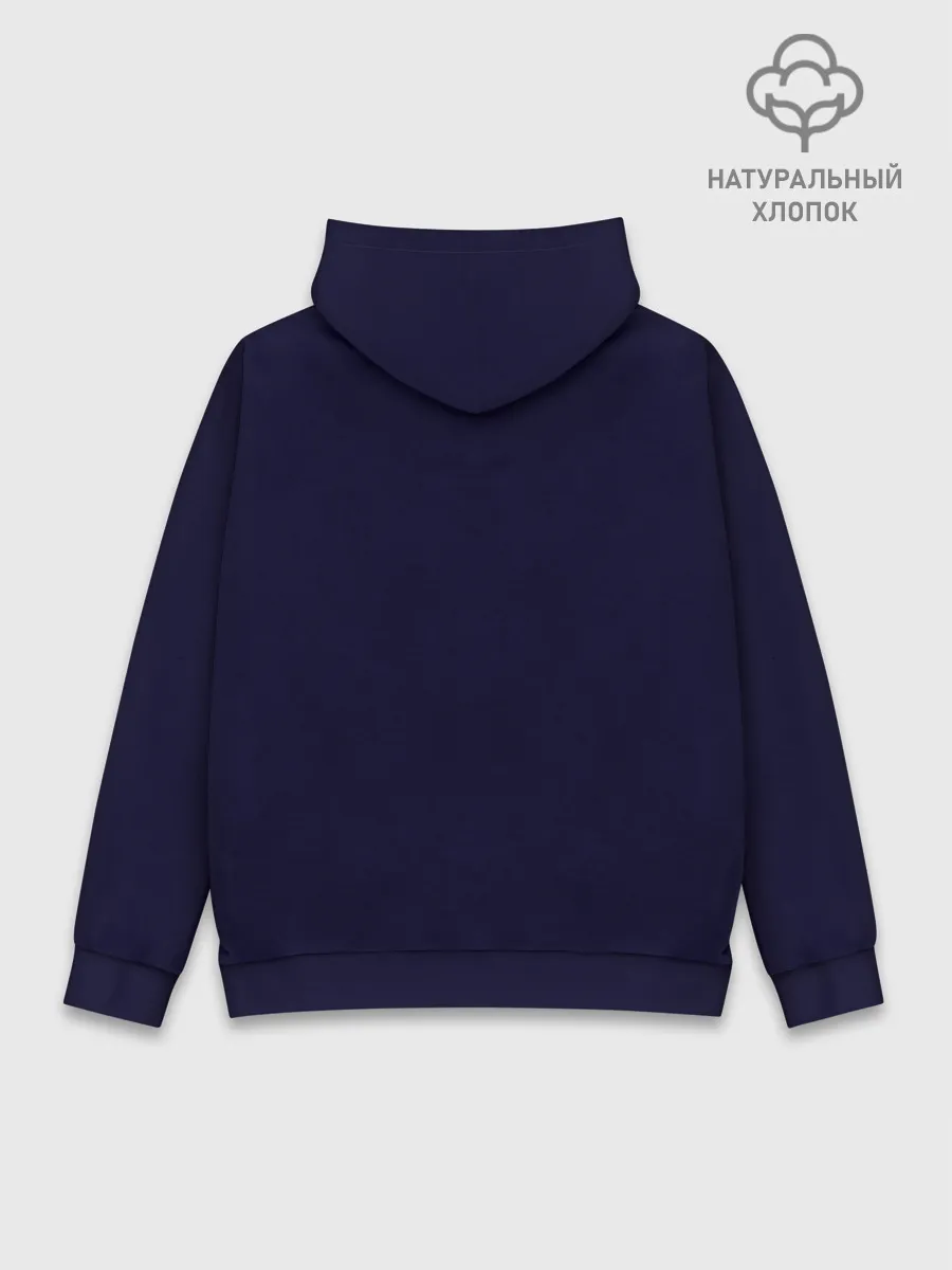 Худи мужской база хлопок / Тоторо с открытым ртом