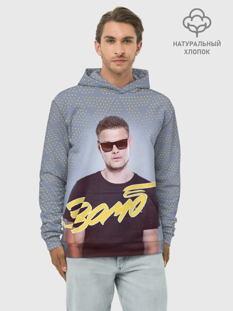 Худи мужской база хлопок / Зомб