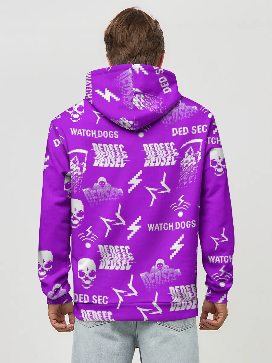 Худи мужской база хлопок / WATCH DOGS 2