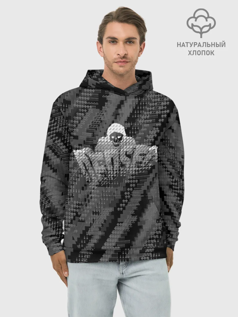 Худи мужской база хлопок / WATCH DOGS 2 DED SEC