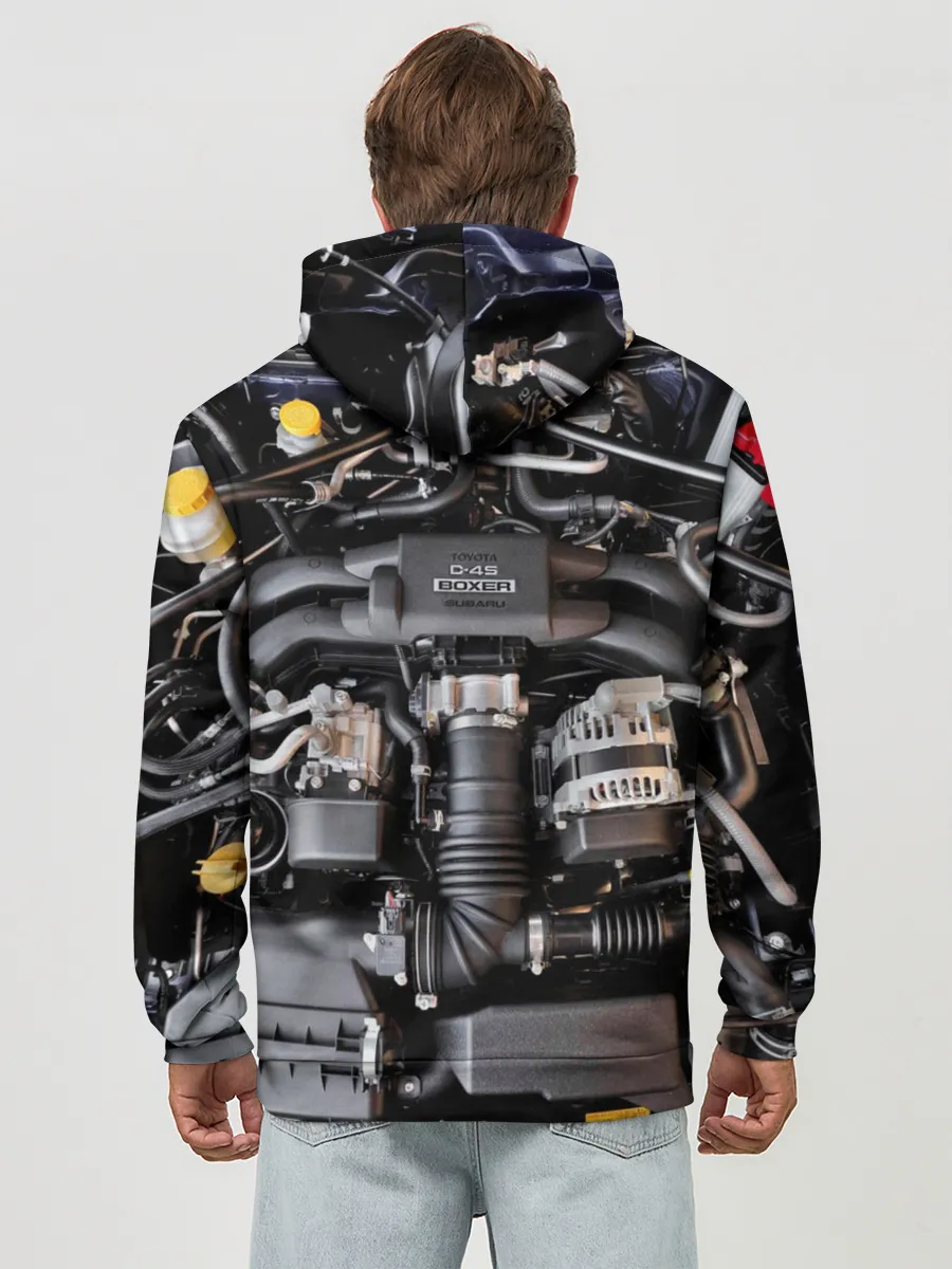 Худи мужской база хлопок / Engine