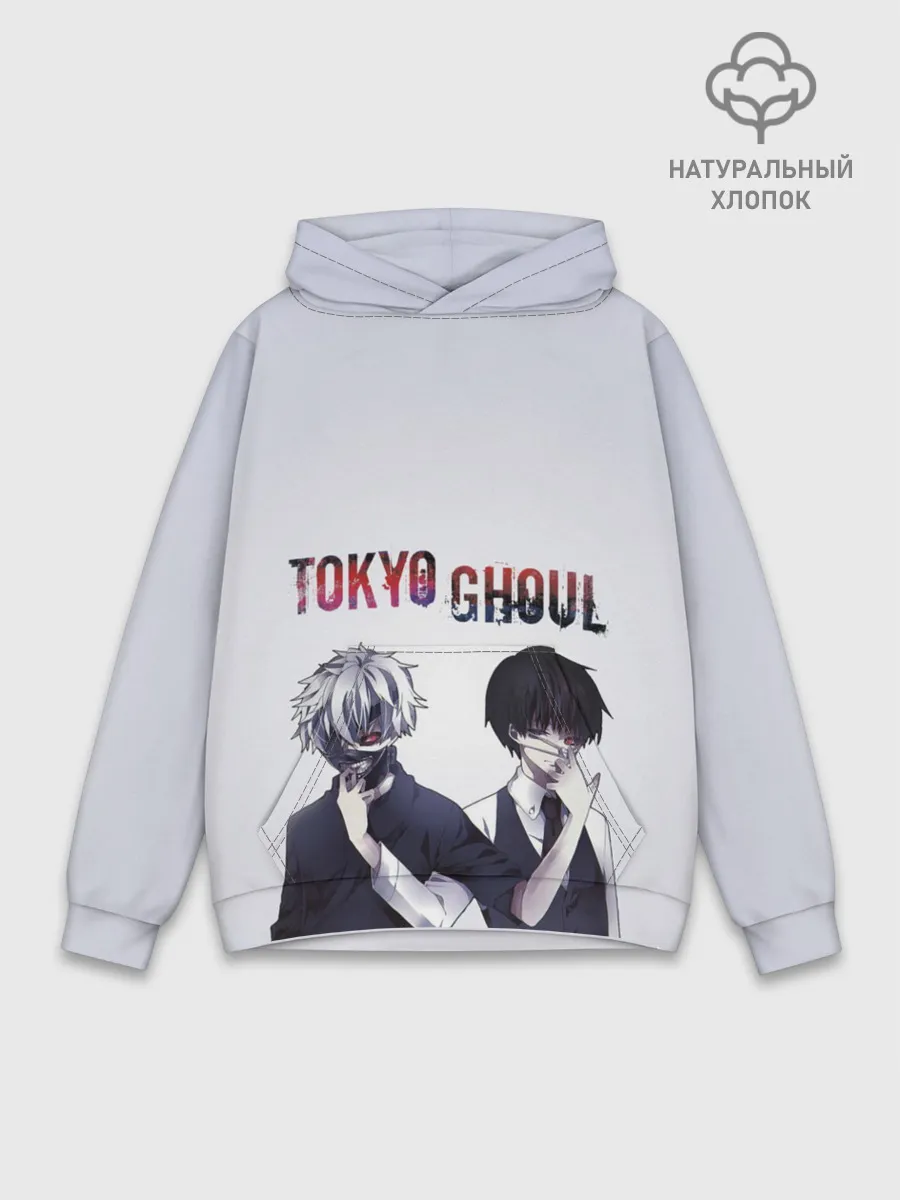 Худи мужской база хлопок / Токийский гуль
