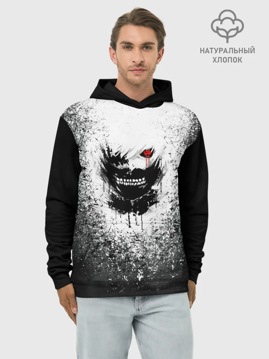 Худи мужской база хлопок / Токийский гуль